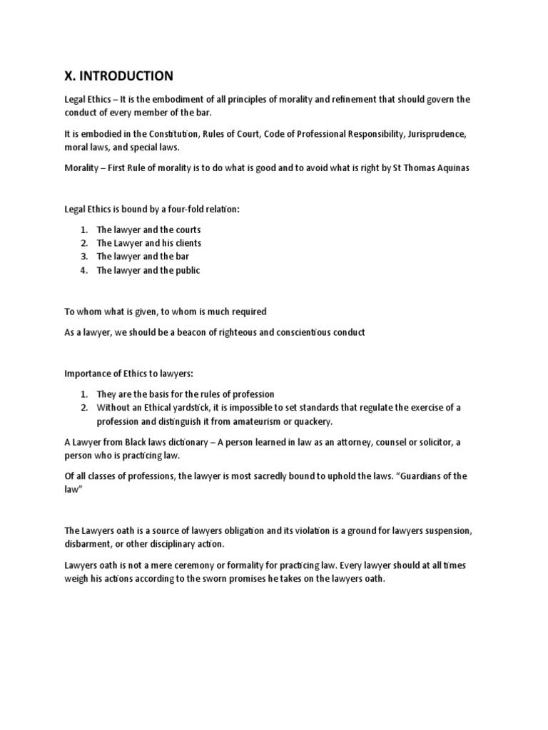 Legal Ethics Syllabus PDF