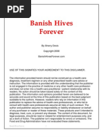 Banish Hives Forever Ebook