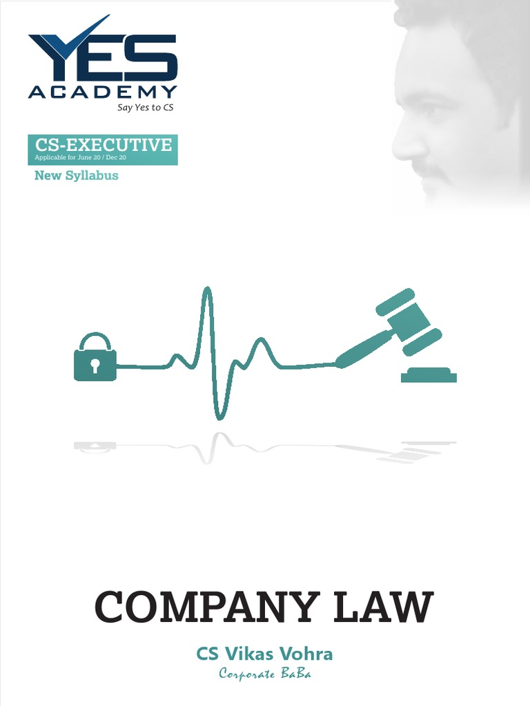 Company Law Coloured Notes CS Executive CS Vikas Vohra, YES Academy | PDF
