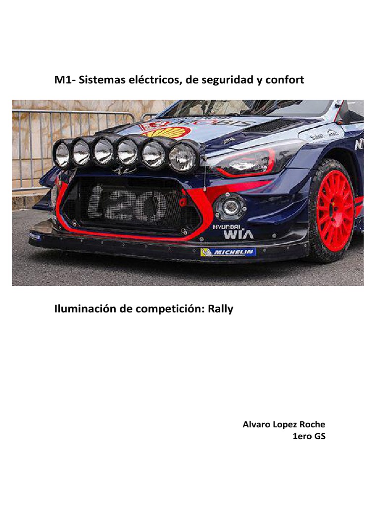Rally Lights | PDF | Diodo emisor de luz | Coche