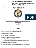 Radio Path Prediction Software: For Command and Control Scenario Developers Reference# C-168, Michael Shattuck
