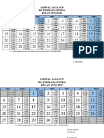 Jadwal Jaga Juni 2022