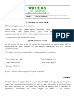 Atividade de acentuação - 1º bimestre