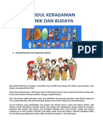 MODUL KERAGAMAN Etnik Dan Budaya