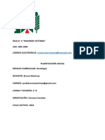 Planificación anual Sociología 3°B ESJA N°4