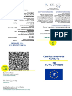 Certificazione Verde COVID-19 EU COVID Certificate: Sanchez Ana Karin