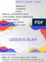 Lesson 6 Islam