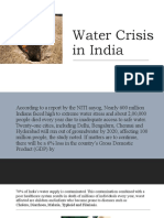 Water Crisis in India