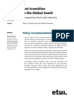 Just Transition in The Global South-Perspectives From Latin America - 2022