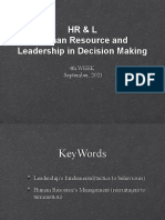 Decision Maker by Leadership Style-Week 4-Kelas M