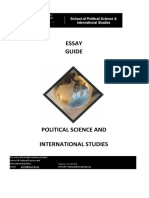 Political Science Essay Guide