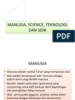 IPTEK DAN MANUSIA