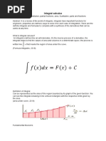 Integral Calculus