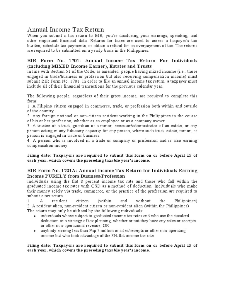 Annual Income Tax Return Download Free Pdf Taxes Income Tax