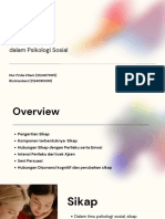 Pertemuan 7 Materi 7 - Presentasi Sikap Dalam Psikologi Sosial - Psikologi Sosial (Rusdijanto, DRS., M.Si)