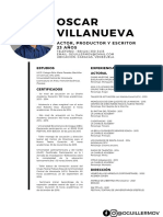 Curriculum Oscar Villanueva Actualizado