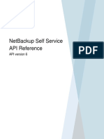 NetBackup Self Service API Ref