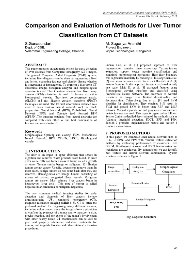 Comparison and Evaluation of Methods For Liver Tum PDF Artificial