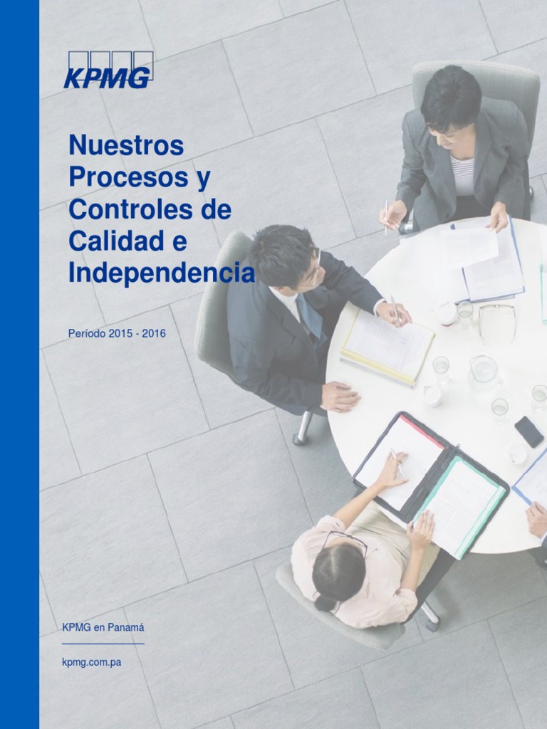 KPMG Procesos y Controles e Independencia 2015 | PDF | Auditoría ...