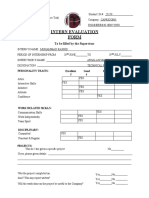 Internship Evaluation Form FILLED