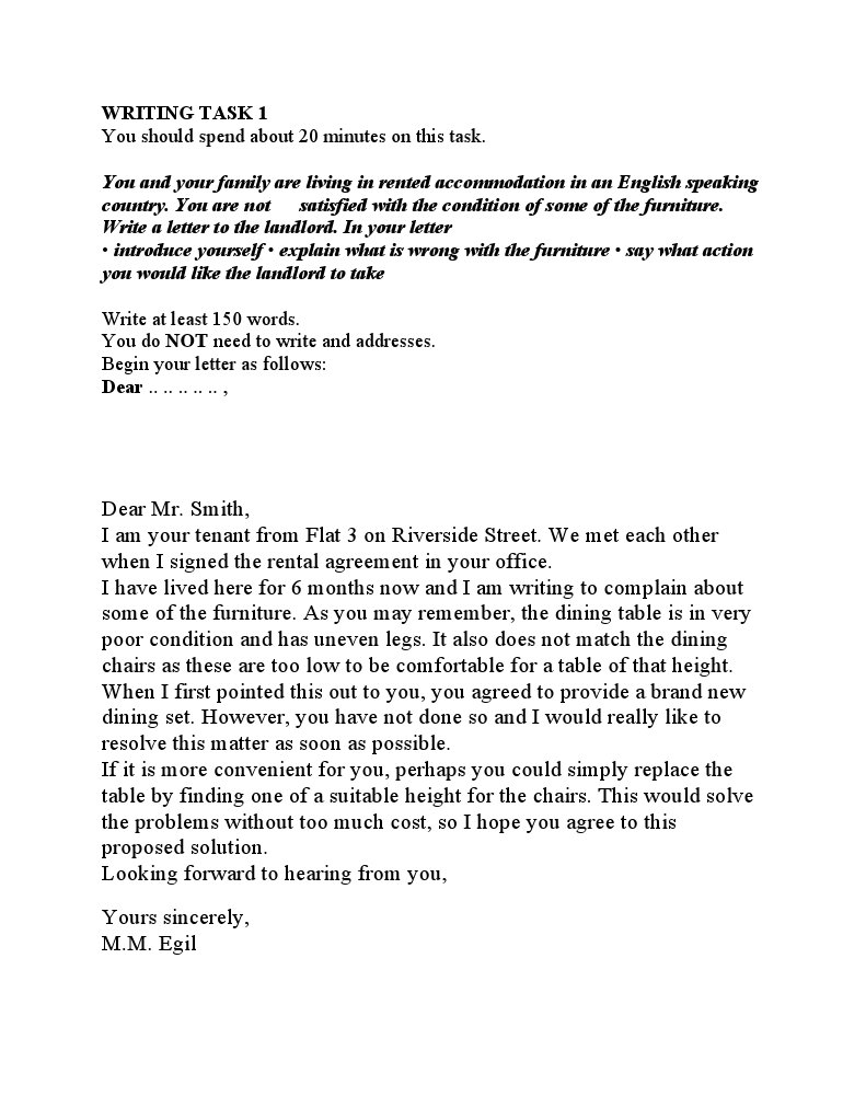 GT - Writing Task 1 | PDF
