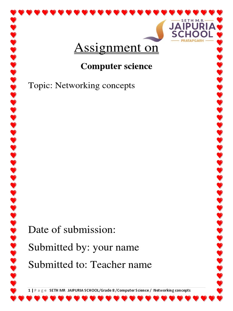 Assignment Front Page 1 | PDF