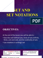Set and Set Notation