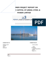 27385025 Report on Working Capital Mgt of Jspl