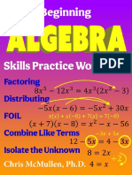 McMullen, Chris - Beginning Algebra Skills Practice Workbook - Factoring, Distributing, FOIL, Combine Like Terms, Isolate The Unknown (2021, Zishka Publishing) - Libgen - Li