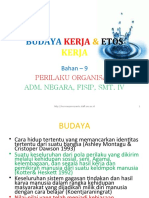 Budaya Kerja Etos Kerja 9