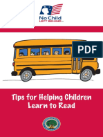 26. Tips for Helping Children Learn to Read (Inglés) (Artículo) Autor Department of Education USA