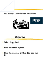 Lecture - 1 - Introduction - To Python