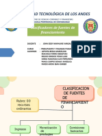 Fuentes de Financiamiento.12