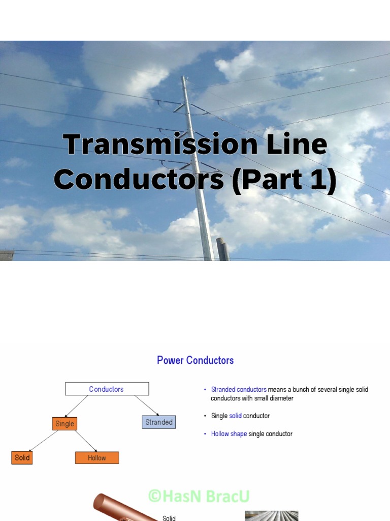 L5L6 Transmission Line Conductors PDF Physical Quantities
