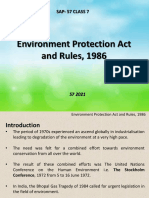 Environment Protection Act and Key Rules