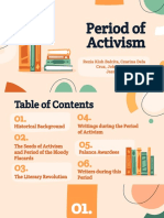 Chapter 8 - Period of Activism