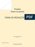 Enp - Tema Enem Digital 2020 - Desigualdade Entre As Regiões Do Brasil.