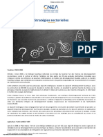 Stratégies Sectorielles - CNEA