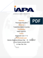 Tarea 1 y 2 Trastornos Infa Juv