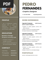 White Minimalist Professional Resume | PDF | Graphic Design ...