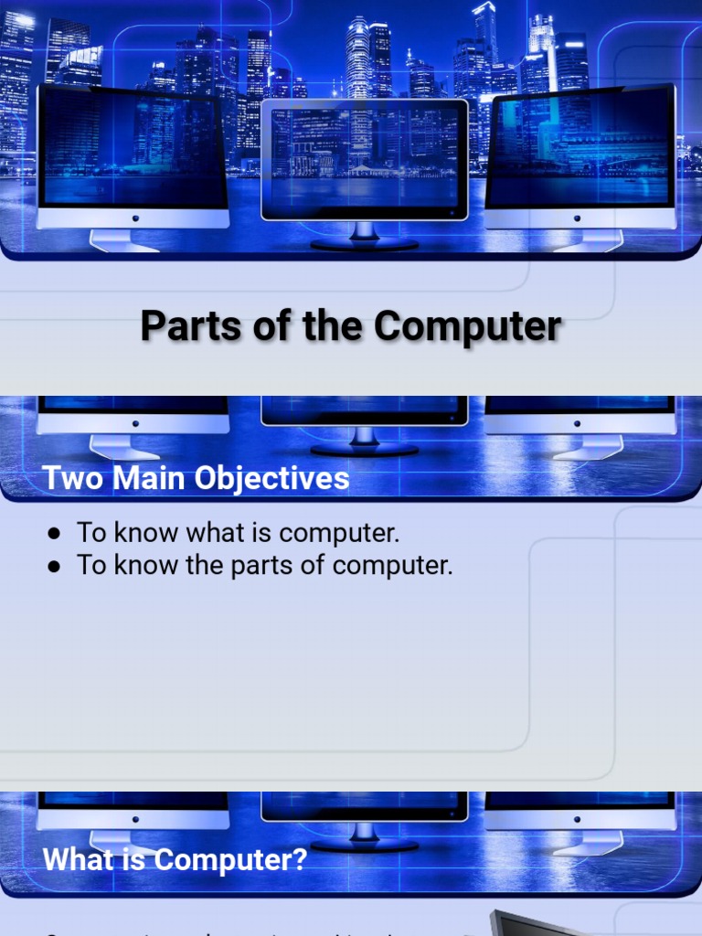 Parts of Computer | PDF