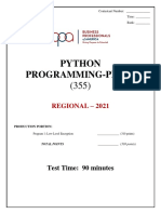 355 - Python Programming - R - 2021 - PILOT