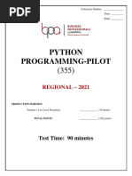 355 - Python Programming - R - 2021 - PILOT