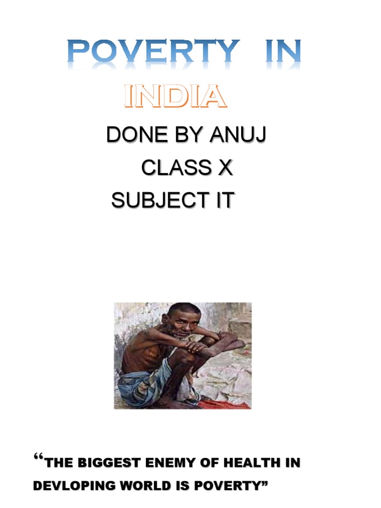 Poverty In2 | PDF