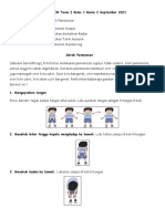 Materi PJOK Tema 2 Kelas 1 Kamis 2 September 2021