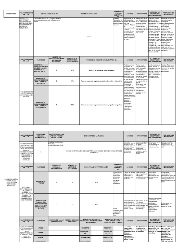 Informe Compromiso 05 Primer Turno 2018 PDF