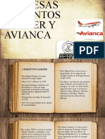 Historia de las empresas pioneras en Colombia: Cementos Samper y Avianca
