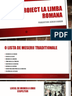 Proiect La Limba Romana