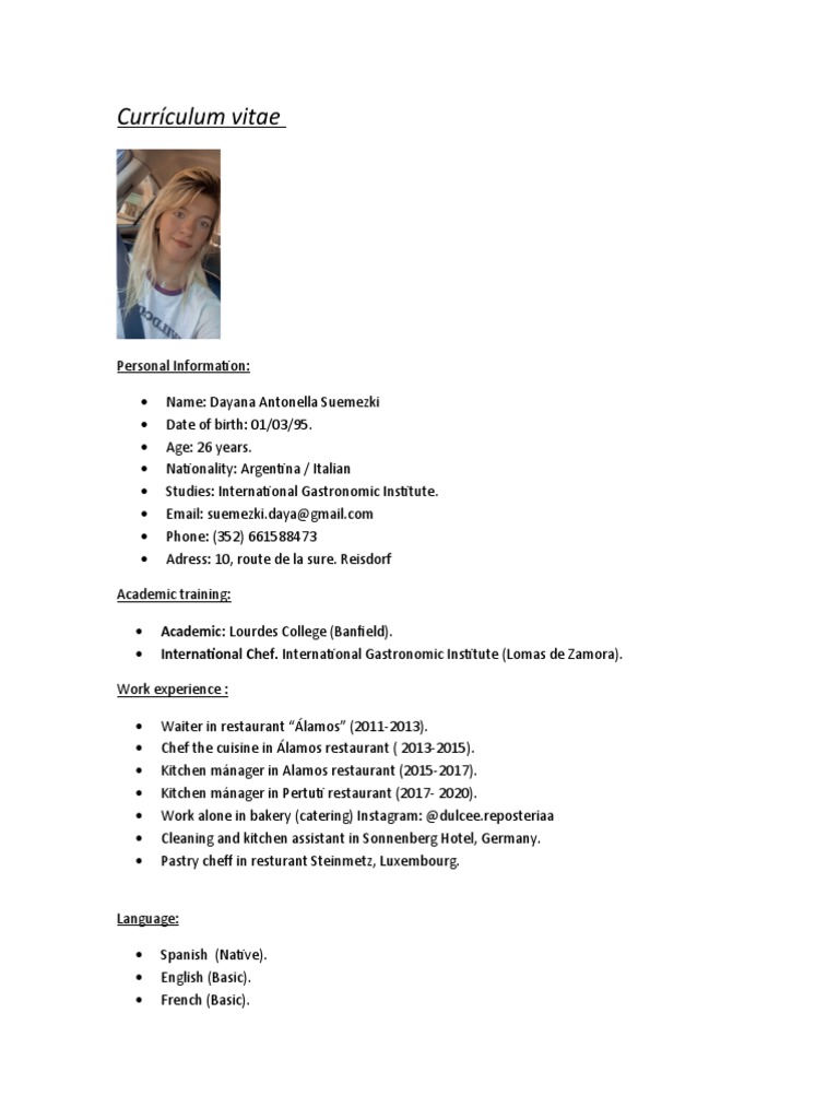 Day CV | PDF