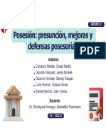 G2 - TG - DR - G2 - GUARNIZ HEREDIA GLENDY RAQUEL - LA POSESIÓN - Presunción, Mejoras y Defensas Posesorias - Docx ORIGINAL PDF
